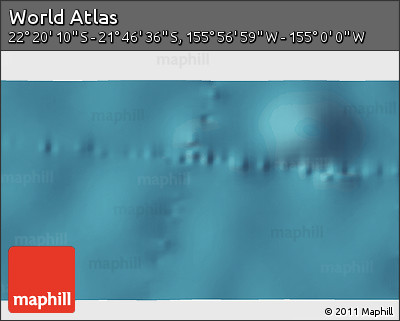 Satellite 3D Map of the Area around 22° 3' 23" S, 155° 28' 29" W