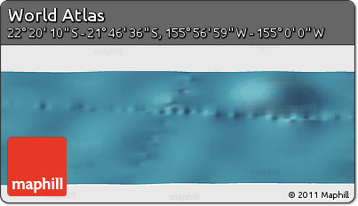 Satellite Panoramic Map of the Area around 22° 3' 23" S, 155° 28' 29" W