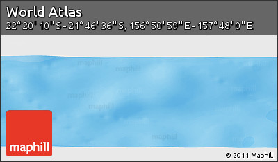 Political Panoramic Map of the Area around 22° 3' 23" S, 157° 19' 29" E