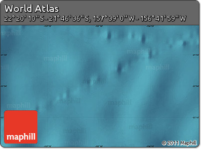 Satellite Map of the Area around 22° 3' 23" S, 157° 10' 30" W