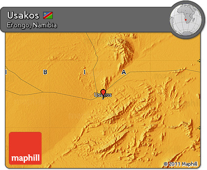 Political Map of Usakos