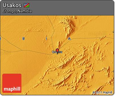 Political Map of Usakos