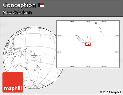 Blank Location Map of Conception
