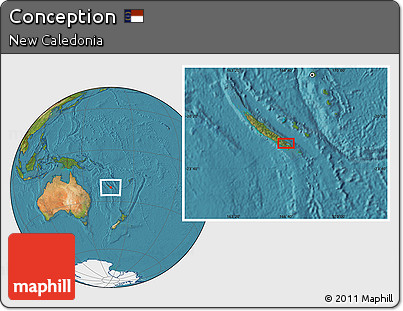 Satellite Location Map of Conception