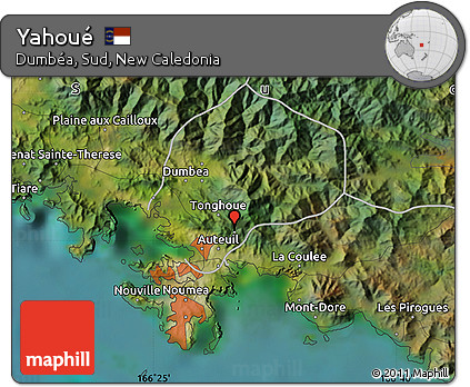 Satellite Map of Yahoué