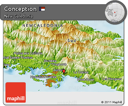 Physical Panoramic Map of Conception