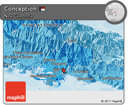 Political Panoramic Map of Conception