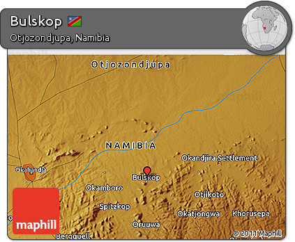Physical 3D Map of Bulskop