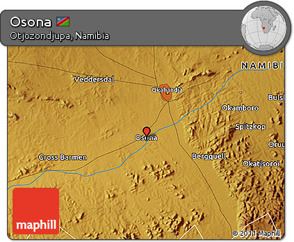 Physical 3D Map of Osona