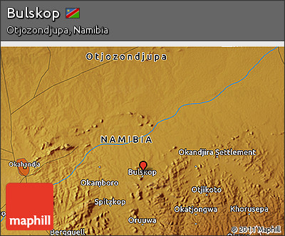 Physical 3D Map of Bulskop