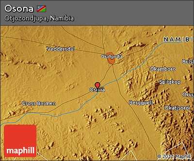 Physical 3D Map of Osona