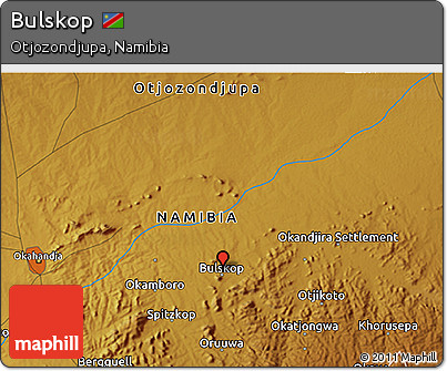 Physical 3D Map of Bulskop