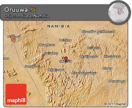 Satellite 3D Map of Oruuwa