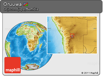 Physical Location Map of Oruuwa