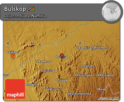 Physical Map of Bulskop
