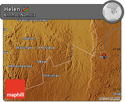 Physical Map of Helen