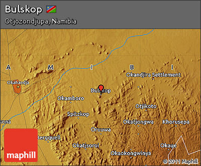 Physical Map of Bulskop