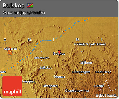 Physical Map of Bulskop