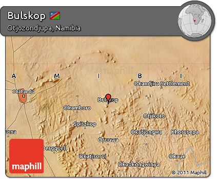 Satellite Map of Bulskop