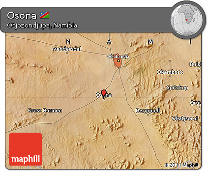 Satellite Map of Osona