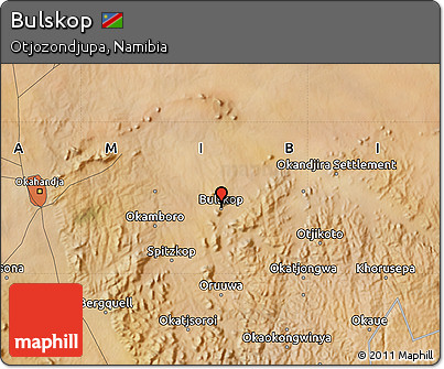 Satellite Map of Bulskop