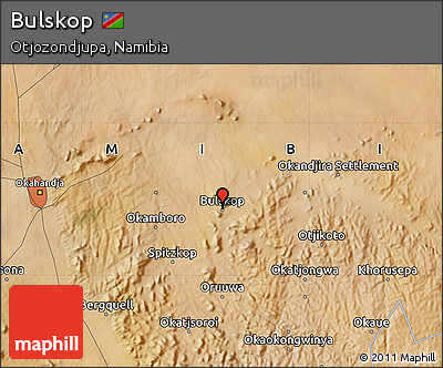 Satellite Map of Bulskop