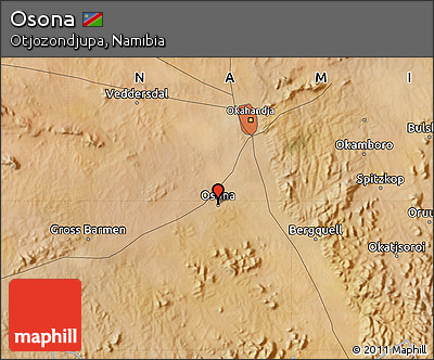 Satellite Map of Osona