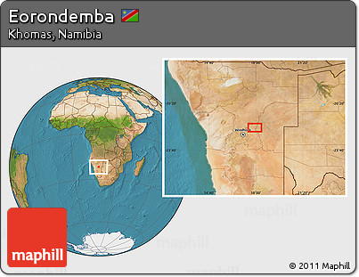 Satellite Location Map of Eorondemba