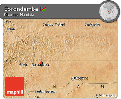 Satellite Map of Eorondemba