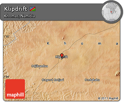 Satellite Map of Klipdrift