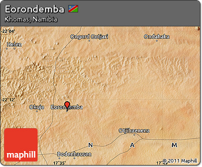 Satellite Map of Eorondemba