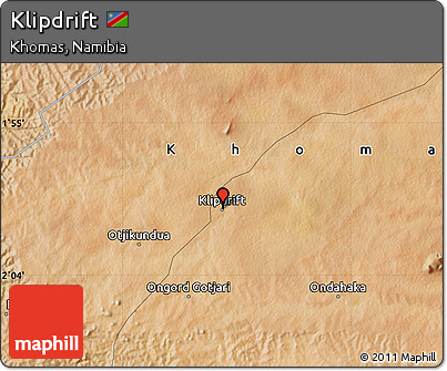 Satellite Map of Klipdrift