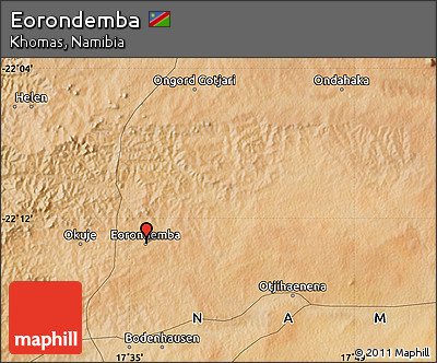 Satellite Map of Eorondemba