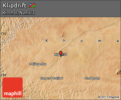 Satellite Map of Klipdrift
