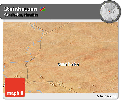 Satellite Panoramic Map of Steinhausen