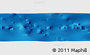 Physical Panoramic Map of the area around 22° 3' 23" S, 23° 43' 30" W