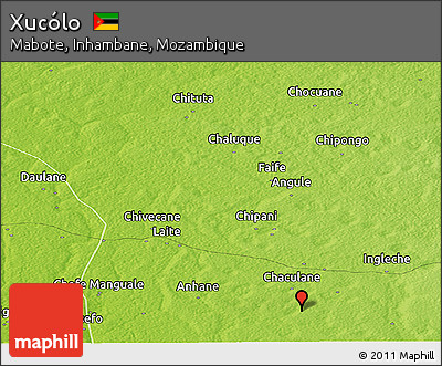 Physical Panoramic Map of Xucólo