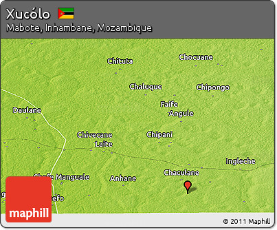 Physical Panoramic Map of Xucólo