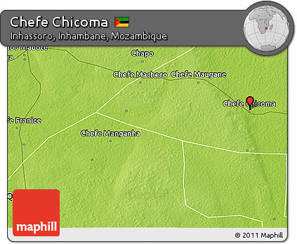 Physical 3D Map of Chefe Chicoma