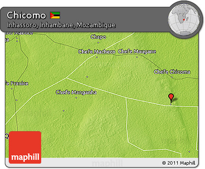Physical 3D Map of Chicomo