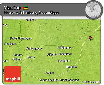Physical 3D Map of Madine