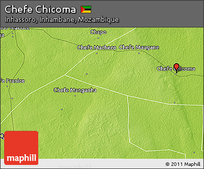 Physical 3D Map of Chefe Chicoma