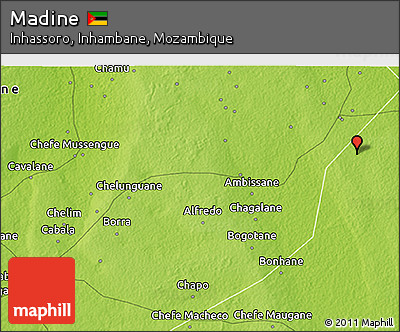 Physical 3D Map of Madine