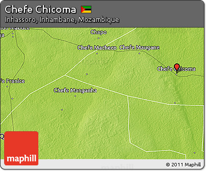Physical 3D Map of Chefe Chicoma