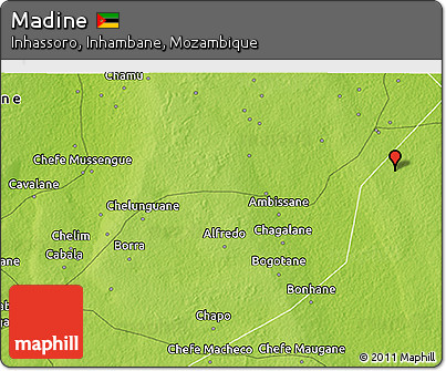 Physical 3D Map of Madine