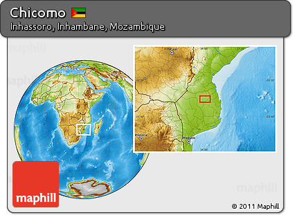 Physical Location Map of Chicomo