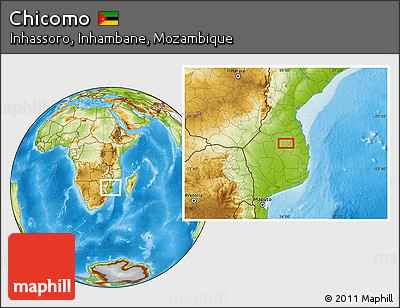 Physical Location Map of Chicomo