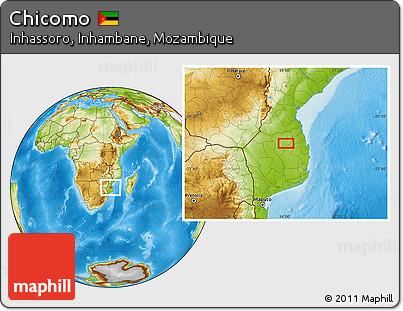Physical Location Map of Chicomo
