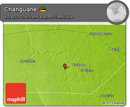 Physical 3D Map of Changuane