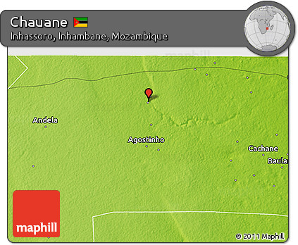 Physical 3D Map of Chauane